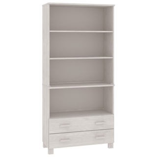 Highboard HAMAR Solid Wood Pine White - Giant Lobelia