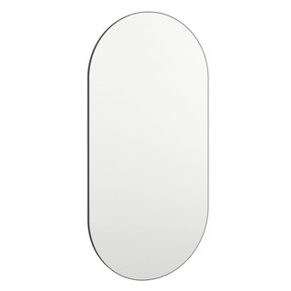 vidaXL Mirror with LED Lights 80x40 cm Glass Oval - Giant Lobelia