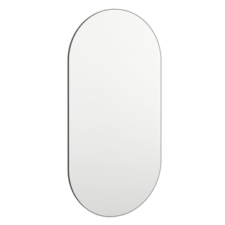 vidaXL Mirror with LED Lights 60x30 cm Glass Oval - Giant Lobelia