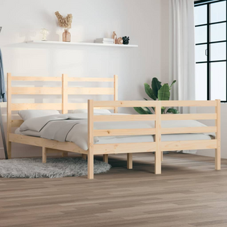 Bed Frame Solid Wood Pine 140x200 cm - Giant Lobelia