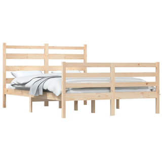 Bed Frame Solid Wood Pine 140x200 cm - Giant Lobelia