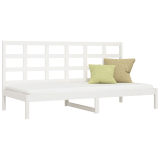 vidaXL Day Bed White 90x200 cm Solid Wood Pine - Giant Lobelia