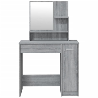 vidaXL Dressing Table Set Grey Sonoma 86.5x35x136 cm - Giant Lobelia