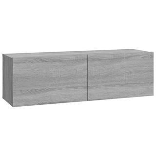 7 Piece TV Cabinet Set Grey Sonoma Engineered Wood - Giant Lobelia