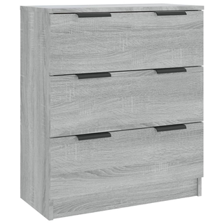 3 Piece Sideboards Grey Sonama Engineered Wood - Giant Lobelia