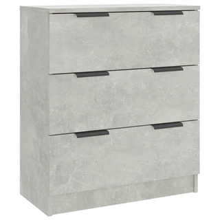 3 Piece Sideboards Concrete Grey Engineered Wood - Giant Lobelia