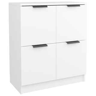 vidaXL Sideboards 2 pcs White 60x30x70 cm Engineered Wood - Giant Lobelia