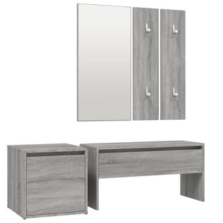 vidaXL Hallway Furniture Set Grey Sonoma Engineered Wood - Giant Lobelia