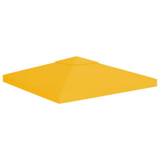 2-Tier Gazebo Top Cover 310 g/m² 3x3 m Yellow - Giant Lobelia