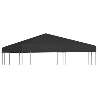 Gazebo Top Cover 270 g/m² 3x3 m Black - Giant Lobelia