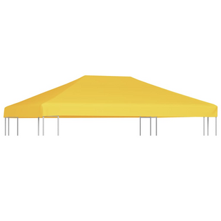 Gazebo Top Cover 270 g/m² 4x3 m Yellow - Giant Lobelia