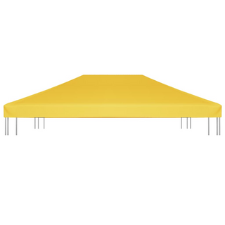 Gazebo Top Cover 270 g/m² 4x3 m Yellow - Giant Lobelia