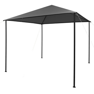 Gazebo 3x3 m Anthracite Fabric and Steel 180 g/m² - Giant Lobelia