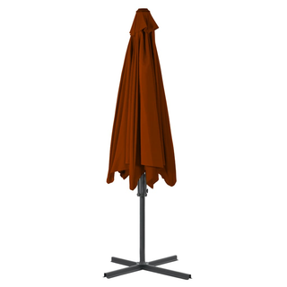 vidaXL Outdoor Parasol with Steel Pole Terracotta 300x230 cm - Giant Lobelia