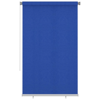 vidaXL Outdoor Roller Blind 140x230 cm Blue HDPE - Giant Lobelia