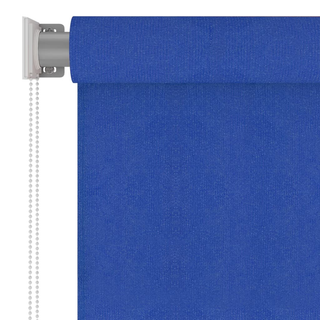 vidaXL Outdoor Roller Blind 140x230 cm Blue HDPE - Giant Lobelia