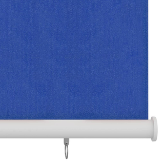 vidaXL Outdoor Roller Blind 140x230 cm Blue HDPE - Giant Lobelia