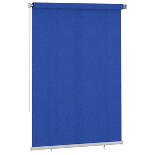 vidaXL Outdoor Roller Blind 160x230 cm Blue HDPE - Giant Lobelia