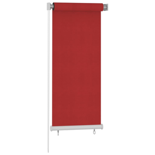 vidaXL Outdoor Roller Blind 60x140 cm Red HDPE - Giant Lobelia