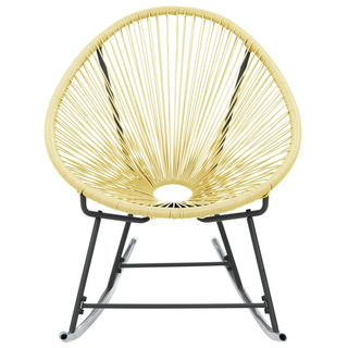 vidaXL Outdoor Acapulco Chair Poly Rattan Beige - Giant Lobelia