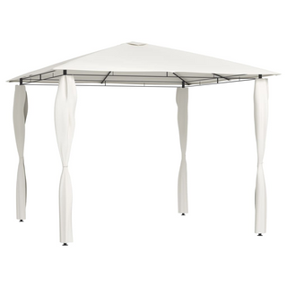 Gazebo with Post Covers 3x3x2.6 m Cream 160 g/m² - Giant Lobelia