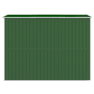 Garden Shed Green 192x274x223 cm Galvanised Steel - Giant Lobelia