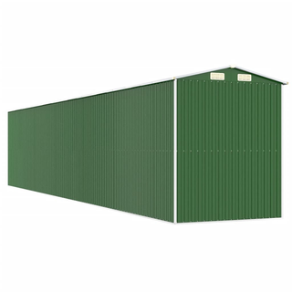 Garden Shed Green 192x1021x223 cm Galvanised Steel - Giant Lobelia