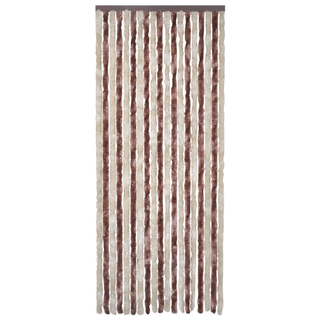 vidaXL Insect Curtain Beige and Light Brown 56x200 cm Chenille - Giant Lobelia