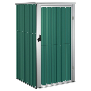 vidaXL Garden Tool Shed Green 88x89x161 cm Galvanised Steel - Giant Lobelia