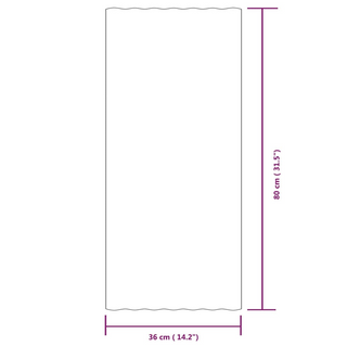 vidaXL Roof Panels 12 pcs Powder-coated Steel Silver 80x36 cm - Giant Lobelia