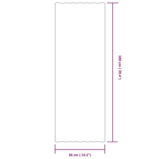 vidaXL Roof Panels 12 pcs Powder-coated Steel Green 100x36 cm - Giant Lobelia