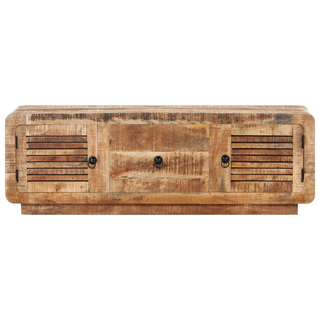 vidaXL TV Cabinet 120x30x40 cm Rough Mango Wood - Giant Lobelia