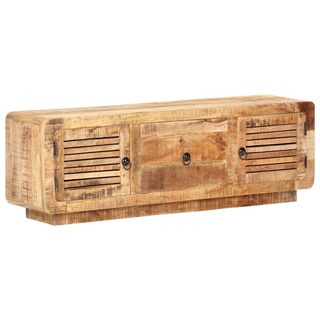 vidaXL TV Cabinet 120x30x40 cm Rough Mango Wood - Giant Lobelia