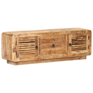 vidaXL TV Cabinet 120x30x40 cm Rough Mango Wood - Giant Lobelia