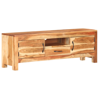 vidaXL TV Cabinet 116x30x40 cm Solid Acacia Wood - Giant Lobelia