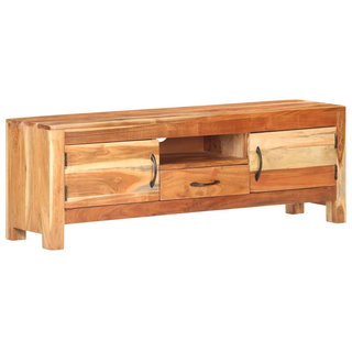 vidaXL TV Cabinet 116x30x40 cm Solid Acacia Wood - Giant Lobelia