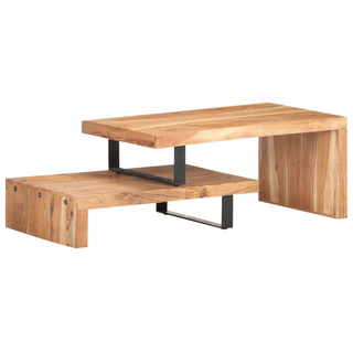 2 Piece Coffee Table Set Solid Acacia Wood - Giant Lobelia