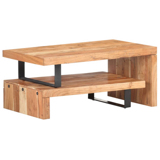 2 Piece Coffee Table Set Solid Acacia Wood - Giant Lobelia