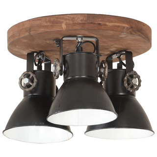 vidaXL Industrial Ceiling Lamp 25 W Black 42x27 cm E27 - Giant Lobelia