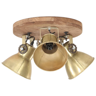 vidaXL Industrial Ceiling Lamp 25 W Brass 42x27cm E27 - Giant Lobelia