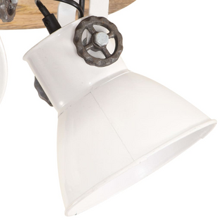 vidaXL Industrial Ceiling Lamp 25 W White 42x27cm E27 - Giant Lobelia