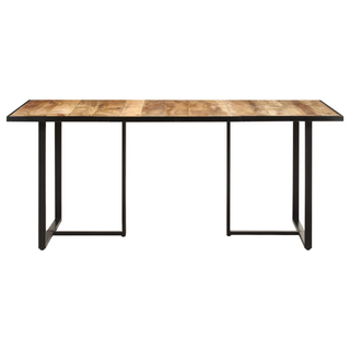 vidaXL Dining Table 180 cm Rough Mango Wood - Giant Lobelia