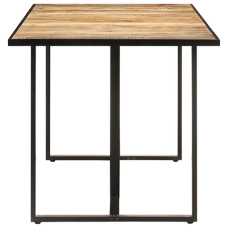 vidaXL Dining Table 180 cm Rough Mango Wood - Giant Lobelia