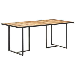 vidaXL Dining Table 180 cm Rough Mango Wood - Giant Lobelia