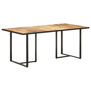 vidaXL Dining Table 180 cm Rough Mango Wood - Giant Lobelia