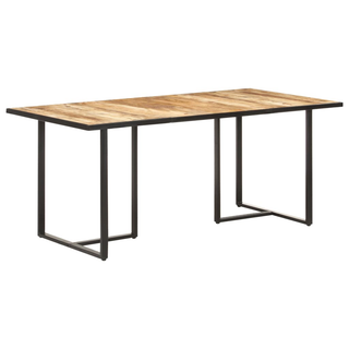 vidaXL Dining Table 180 cm Rough Mango Wood - Giant Lobelia