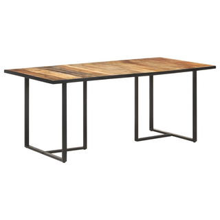 vidaXL Dining Table 180 cm Rough Mango Wood - Giant Lobelia