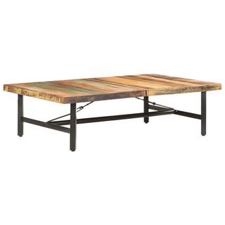 vidaXL Coffee Table 142x90x42 cm Solid Reclaimed Wood - Giant Lobelia