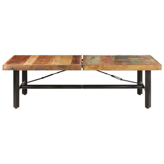 vidaXL Coffee Table 142x90x42 cm Solid Reclaimed Wood - Giant Lobelia