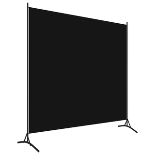 1-Panel Room Divider Black 175x180 cm - Giant Lobelia